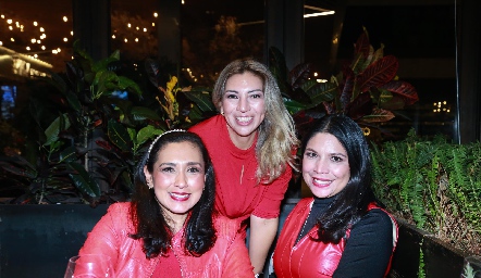  Marisol Narváez, Martha Tapia y Maribel Reyna.