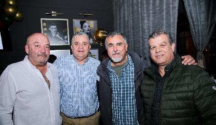  Toño Lozano, Alfonso Téllez, Picho Páramo y Luis Arturo.