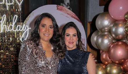 Malena Sánchez y Edith Pérez.