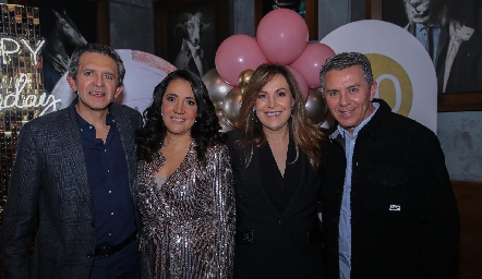  Adán Espinoza, Malena Sánchez, Mari Carmen Ortiz y Javier Tovar.