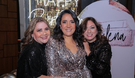  Dulce María Araujo, Malena Sánchez y Mari Carmen Trujillo.