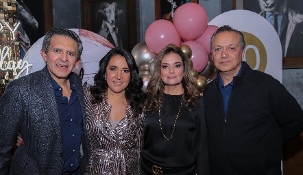 Adán Espinoza, Malena Sánchez, Aida Palau y Mario Alberto Pérez.