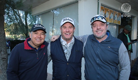  Jorge Villarreal, Juan Benavente y Héctor Morales.