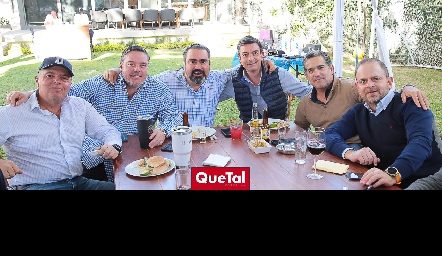  César Morales, Héctor Morales, Juan José Leos, Oscar Silos, José Garfias y Saad Sarquis.