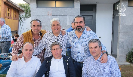  Alejandro Elizondo, Gerardo Rodríguez, Juan José Leos, Pablo Díaz, Galo Galván y Salomón Dip.