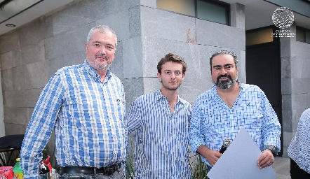  Juan Hernández, Patricio Sarquis y Juan José Leos.