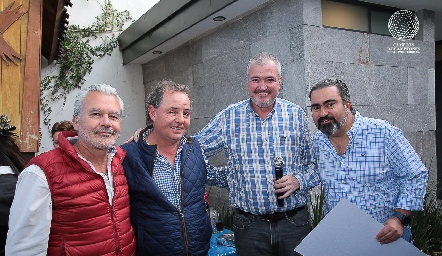  Gero Gómez, Manuel Cué, Juan Hernández y Juan José Leos.