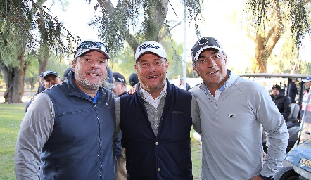  Héctor Morales, Juan Benavente y Fernando López.