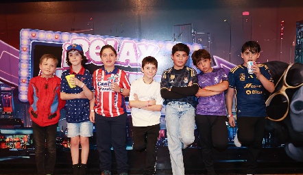  Christian Durán, Ale Ocejo, Fernando Rojo, Pato Gutiérrez y José Luis Ortega.