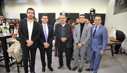  Felipe Escalera, Felipe Quintero, Eduardo López, Fernando Ortiz y Edgar Rodríguez.