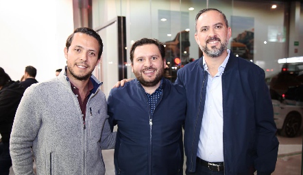  Roberto Romo, David Azuara y Pepe Toño Zapata.