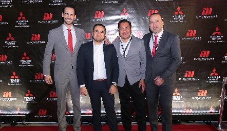  Jorge Obregón, OsWaldo Mata, Antonio Sánchez y Antonio Montenegro.