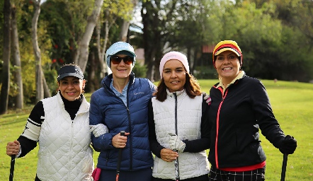  Ale Pérez, Paulina Vivanco, Lorena Torres y Paty González.