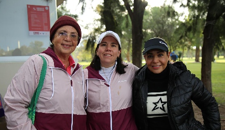  Marcela Rangel, Marcela Gutiérrez y Ale Pérez.