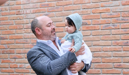 Jorge Puga con su hija Ana Fernanda Puga.