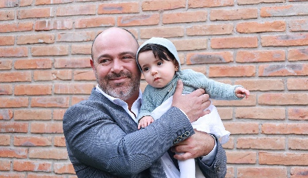  Jorge Puga con su hija Ana Fernanda Puga.