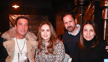  David Lozano, María Claudia Barrera, Hiram Gutiérrez y Marcela Gómez.