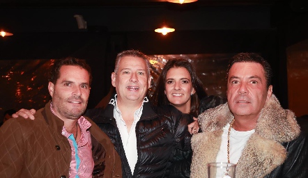  Manuel De Antuñano, Héctor Galán, Daniela Rivero y David Lozano.
