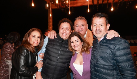  Martha López, Richo Delgado, Paco Armendáriz, Beatriz Benavente y Obed Gutiérrez.