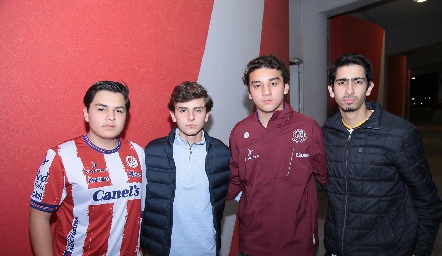  Pepe Barrón, Marcelo Sarquis, Arturo Payán y Rodrigo Medlich.