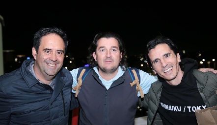  Jorge Arredondo, Mauricio Lozano y Pablo Salazar.