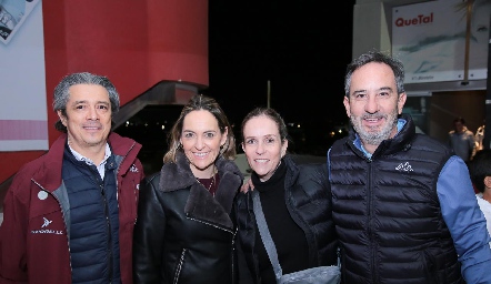  Carlos Mier, Flor Rosillo, Alejandra Pérez y Miguel Ocejo.