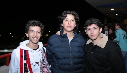  Diego, Alejandro y Chema.