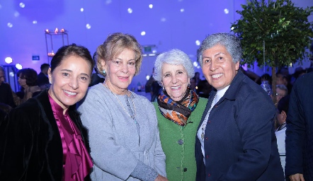  Rebeca Córdova, Graciela Berrones, Rebeca Mendizábal y Yolanda González.