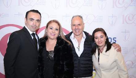  Juan Carlos Martínez, Alejan Cisneros, José Luis Chalita e Ivette Louche.