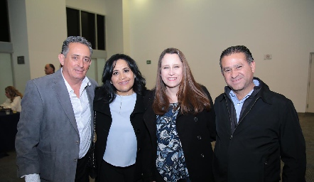  Antonio Venegas, Verónica Sánchez, Mariana Veytia y Ricardo de la Torre.