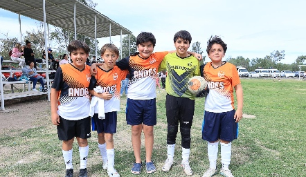  José María, Patricio, Luis, Sebastián y Pablo.