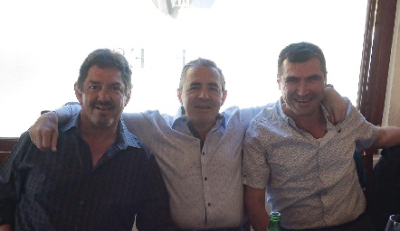  Dagoberto Castillo, Gerardo Valle y Héctor de la Rosa.