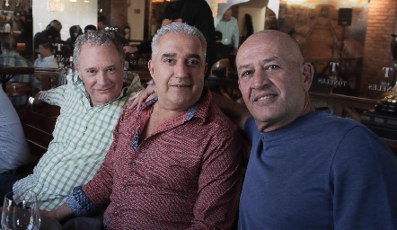  Enrique Minondo, Oscar Villarreal y Miguel Abud.