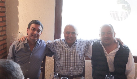  Oscar Silos, Juan Manuel Córdova y Oscar González.
