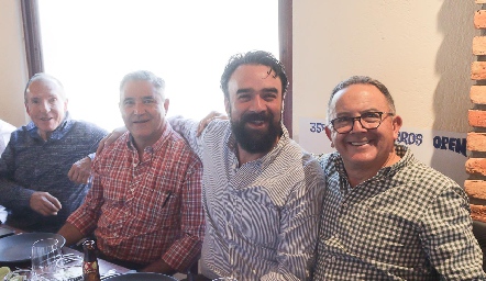  Jaime Díaz Infante, José Eduardo Maza, Mauricio Moreno y Octavio Aguillón Boucher.