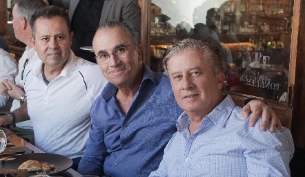  Héctor Gutiérrez, Ricardo Balbontín y Jorge Gómez.