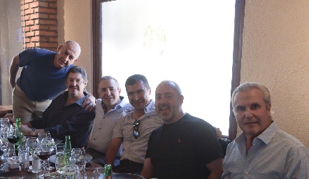  Miguel Abud, Dagoberto Castillo, Gerardo Valle, Charlo De La Rosa , Daniel Carreras y Claudio Meade.