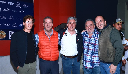  Juan Pablo Benavente, Juan Benavente, Daniel Dávalos, Jorge Cohen y Omar Abud.