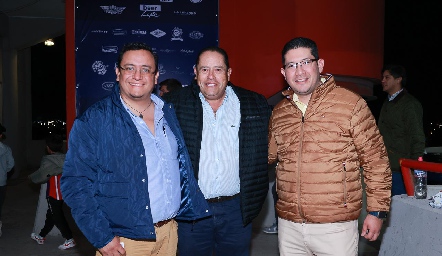  Hugo Murillo, Adolfo Arriaga y Carlos.