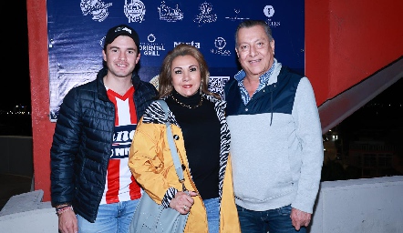  Alejandro Aranda, Claudia García y Jorge Rossel.