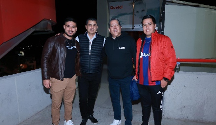  Kevin Martínez, Luis Cárdenas, Gerardo López y Gerardo López Olivera Garza.