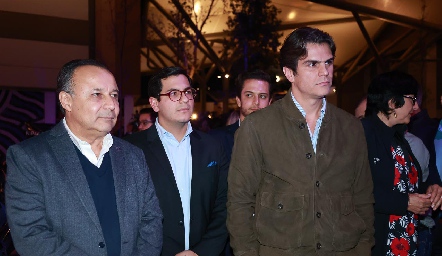  Fernando Díaz de León (presidente), Rodrigo Villasana (presidente de jóvenes CANACO), Juan Carlos Valladares (secretario de Desarrollo Económico del estado).