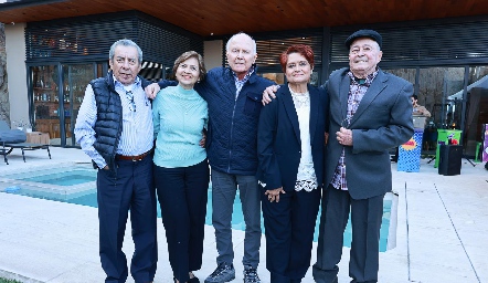  Giraldo, María Antonieta, Salvador Félix, Elsa Beltrán de Félix e Ignacio Félix.
