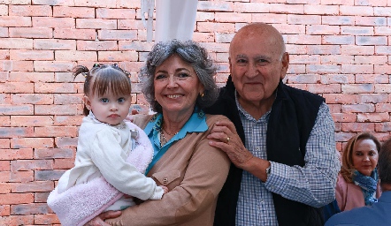  Ana Sofía García, Marusa y  Vicente Palau.