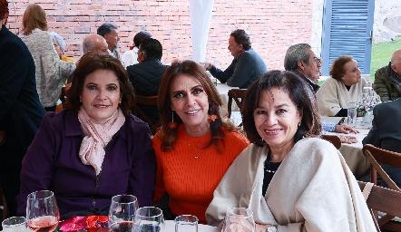  Sara González, Tichis Araiza y Ana Luisa Moncada.