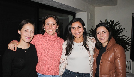  Laura Bravo, Valeria Villarreal, Bárbara Paredes e Ilse Lázaro.