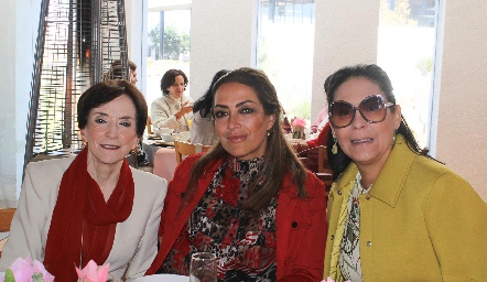  Lucía Dibildox, Paty Betancourt y Ana Luisa Lujambio.
