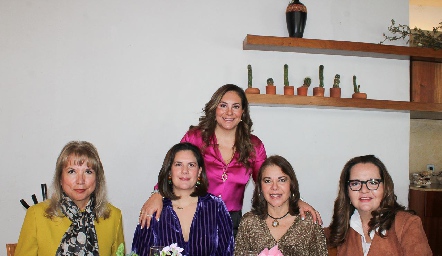  Erika Gómez, Maribel Sandis, Claudia Montoya, Lulú Quijas y Melva Díaz de León.