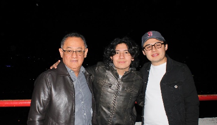  Erick, Juan Pablo y Jorge Covarrubias.