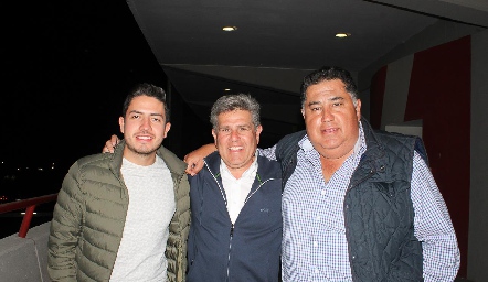  Roberto Torres, Galo Galván y Chapo Torres.